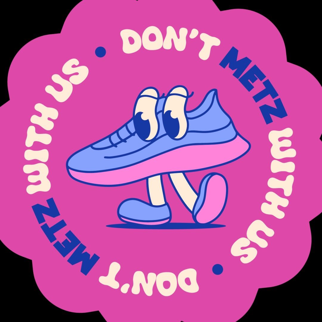 Logo Don’t Metz With Us Running Club