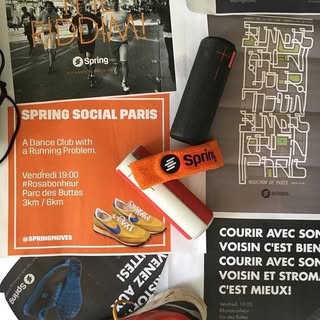 Logo Spring SocialP aris Running Club